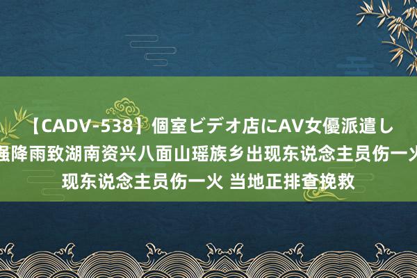 【CADV-538】個室ビデオ店にAV女優派遣します。8時間DX 强降雨致湖南资兴八面山瑶族乡出现东说念主员伤一火 当地正排查挽救