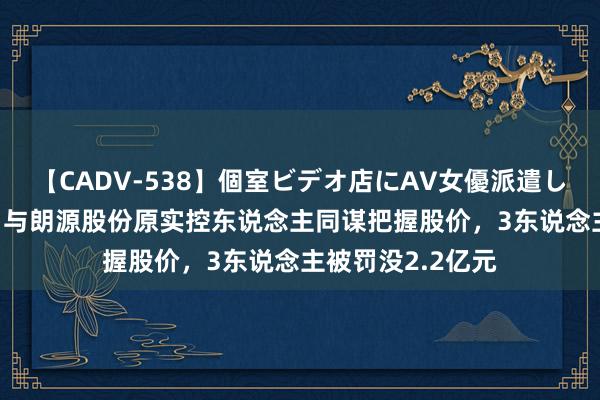 【CADV-538】個室ビデオ店にAV女優派遣します。8時間DX 与朗源股份原实控东说念主同谋把握股价，3东说念主被罚没2.2亿元