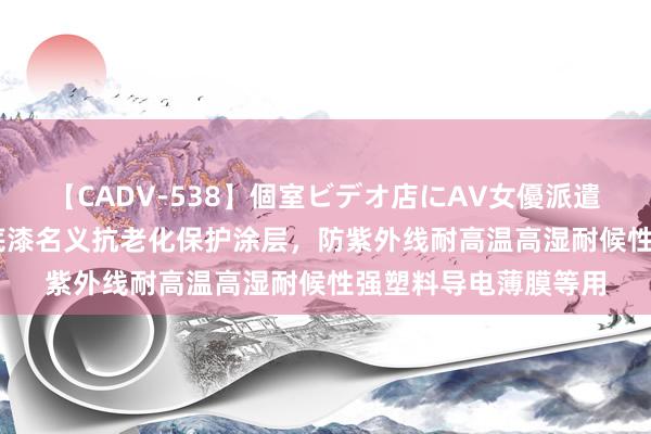 【CADV-538】個室ビデオ店にAV女優派遣します。8時間DX 底漆名义抗老化保护涂层，防紫外线耐高温高湿耐候性强塑料导电薄膜等用