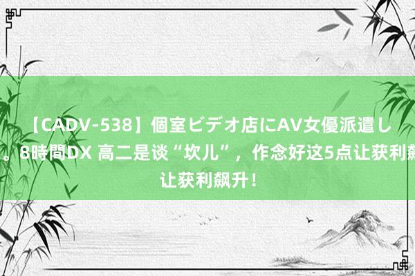 【CADV-538】個室ビデオ店にAV女優派遣します。8時間DX 高二是谈“坎儿”，作念好这5点让获利飙升！